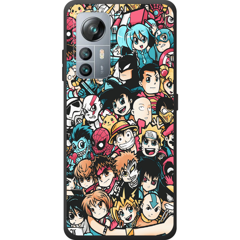 Чохол BoxFace Blackview A85 Anime Stickers
