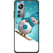 Чохол BoxFace Blackview A85 Skier Snowman