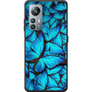 Чохол BoxFace Blackview A85 лазурные бабочки