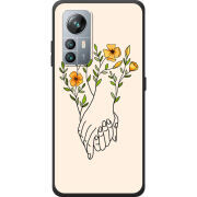 Чохол BoxFace Blackview A85 Flower Hands