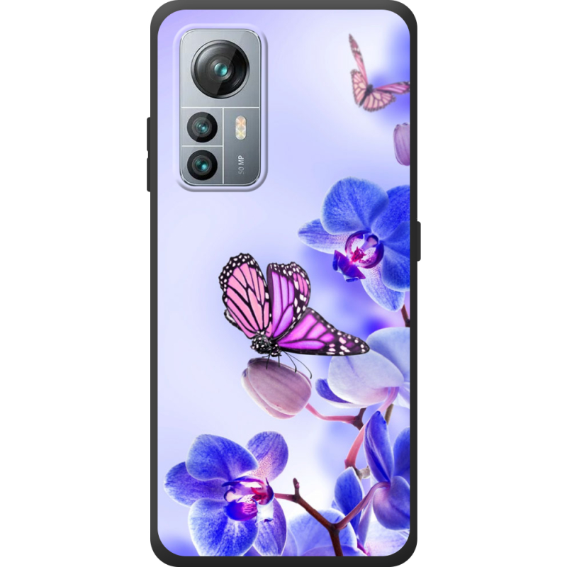 Чохол BoxFace Blackview A85 Orchids and Butterflies