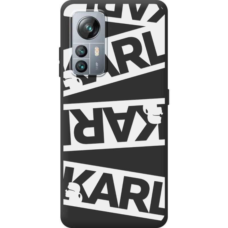 Чорний чохол BoxFace Blackview A85 White Karl