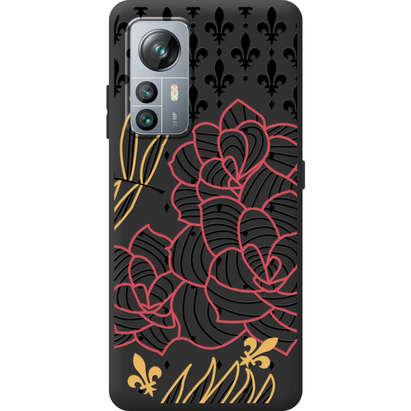 Чорний чохол BoxFace Blackview A85 FranceFlowers