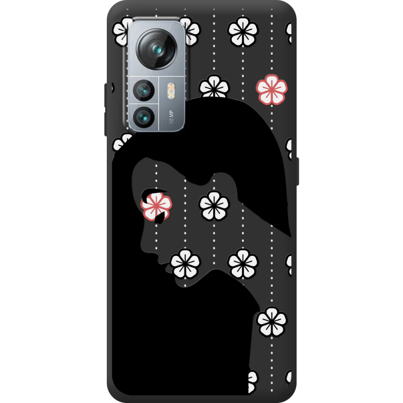 Чорний чохол BoxFace Blackview A85 Flower Hair