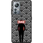 Чорний чохол BoxFace Blackview A85 Man Pattern