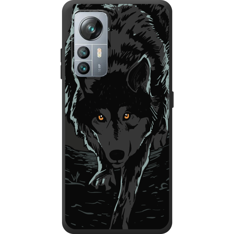 Чорний чохол BoxFace Blackview A85 Wolf