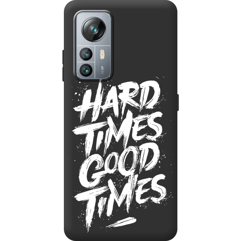Чорний чохол BoxFace Blackview A85 Hard Times Good Times