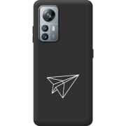 Чорний чохол BoxFace Blackview A85 Paper Plane