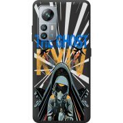 Чорний чохол BoxFace Blackview A855 Привид Києва в дії