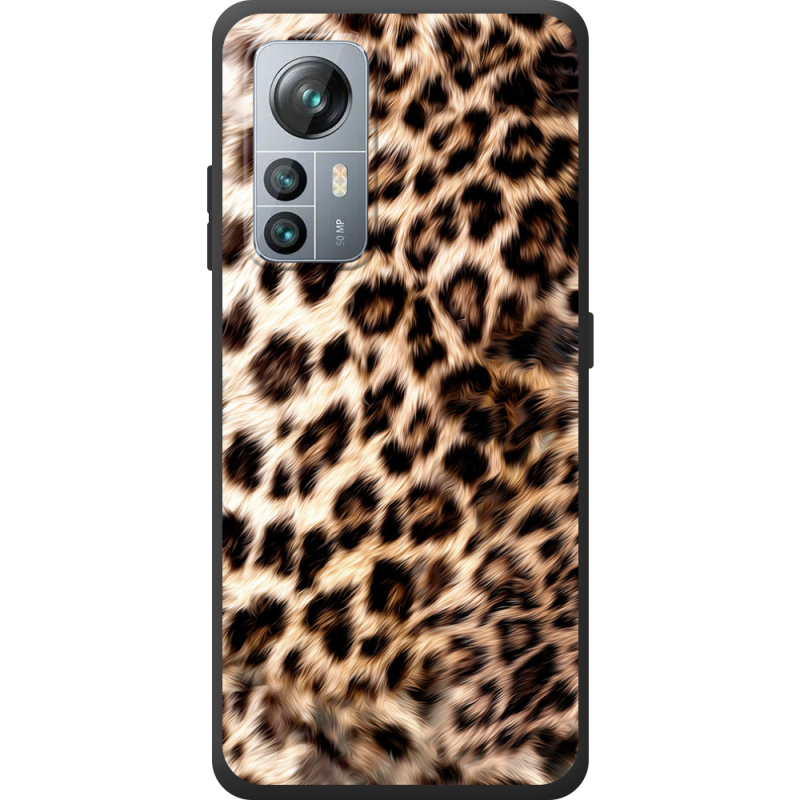 Чорний чохол BoxFace Blackview A85 Леопардовий