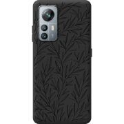 Чорний чохол BoxFace Blackview A85 Leaves