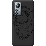 Чорний чохол BoxFace Blackview A85 Lion