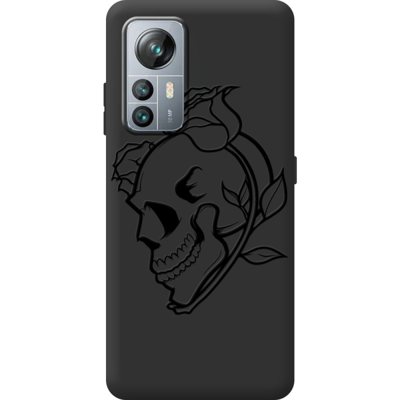 Чорний чохол BoxFace Blackview A85 Skull and Roses