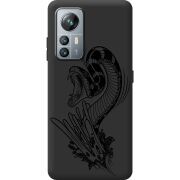 Чорний чохол BoxFace Blackview A85 Snake