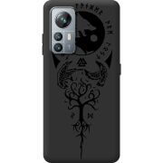 Чорний чохол BoxFace Blackview A85 Hugin and Munin