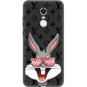 Черный чехол Uprint Xiaomi Redmi 5 Plus looney bunny