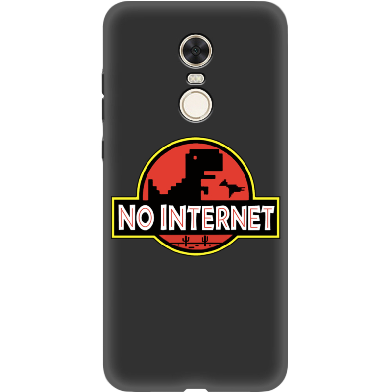 Черный чехол Uprint Xiaomi Redmi 5 Plus No Internet
