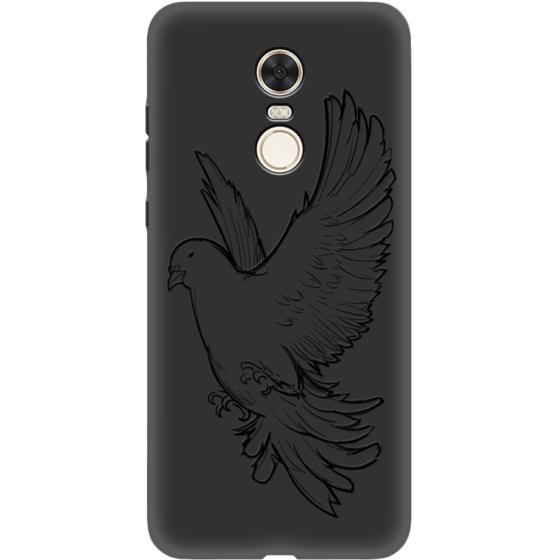 Черный чехол Uprint Xiaomi Redmi 5 Plus Dove