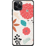 Чохол BoxFace Blackview A95 Line Flowers