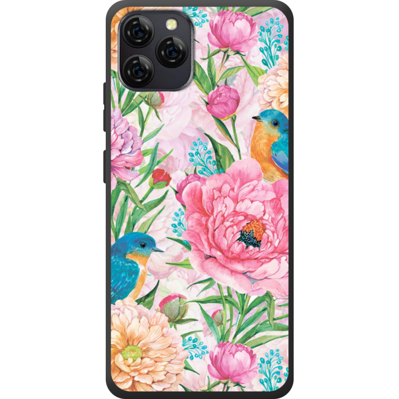 Чохол BoxFace Blackview A95 Birds in Flowers