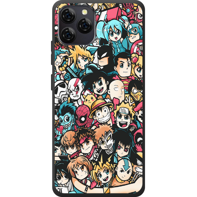Чохол BoxFace Blackview A95 Anime Stickers