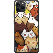 Чохол BoxFace Blackview A95 Sleepy Cats
