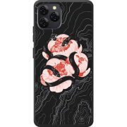 Чохол BoxFace Blackview A95 Snake Rose