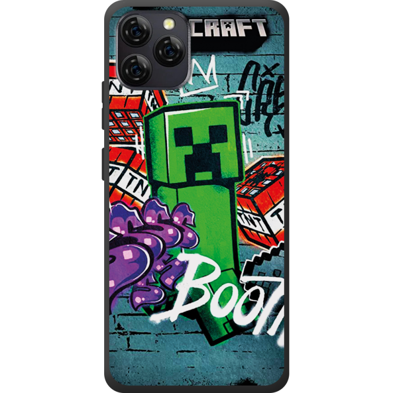Чохол BoxFace Blackview A95 Minecraft Graffiti