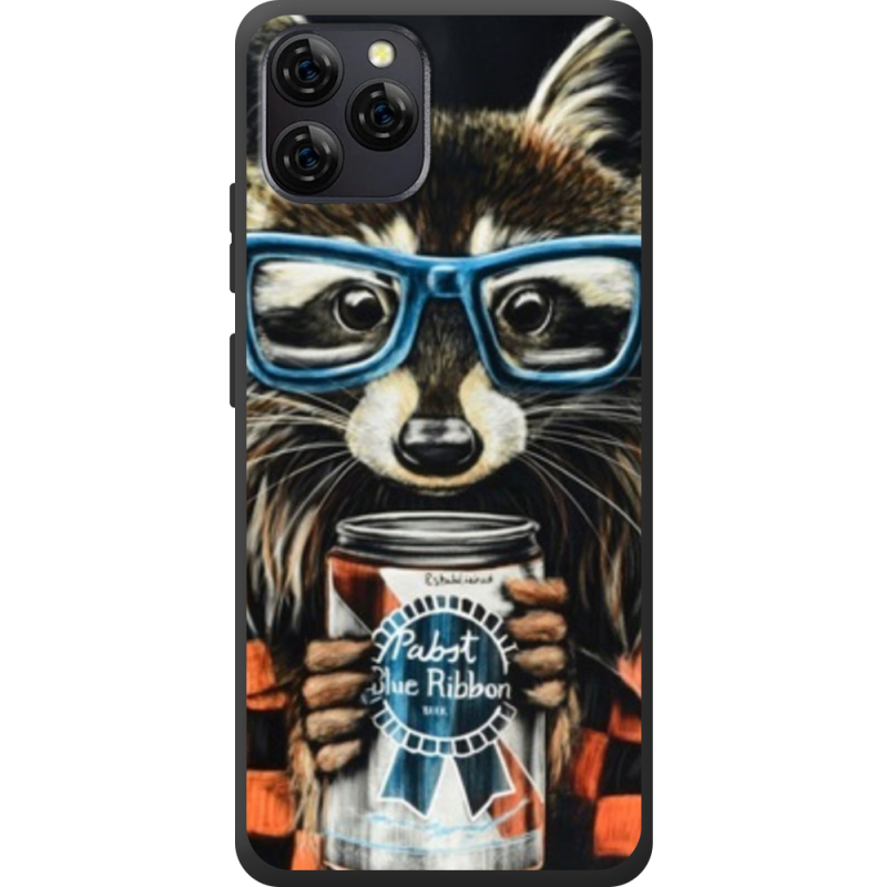 Чохол BoxFace Blackview A95 Енот с банкой