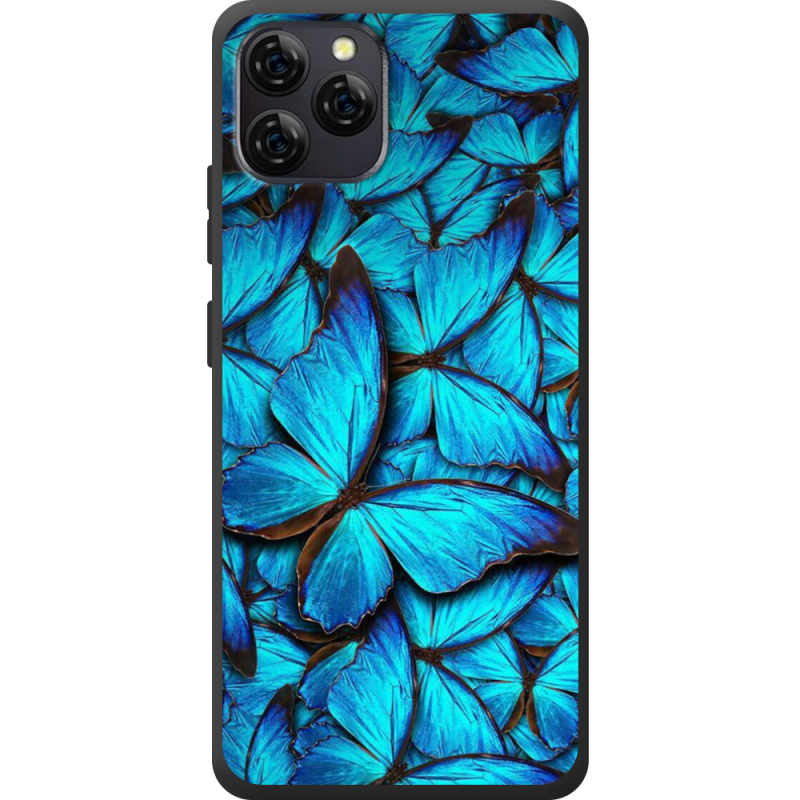 Чохол BoxFace Blackview A95 лазурные бабочки