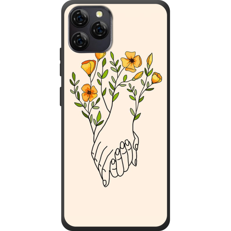 Чохол BoxFace Blackview A95 Flower Hands
