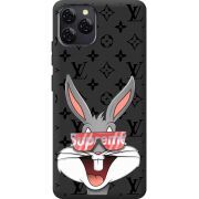 Чорний чохол BoxFace Blackview A95 looney bunny