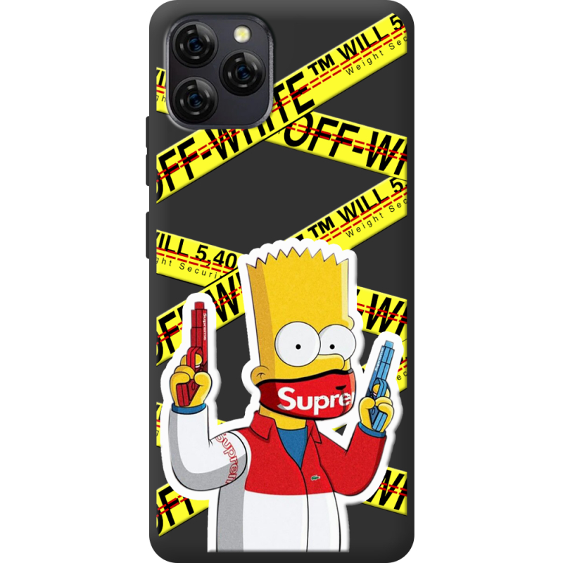 Чорний чохол BoxFace Blackview A95 White Bart