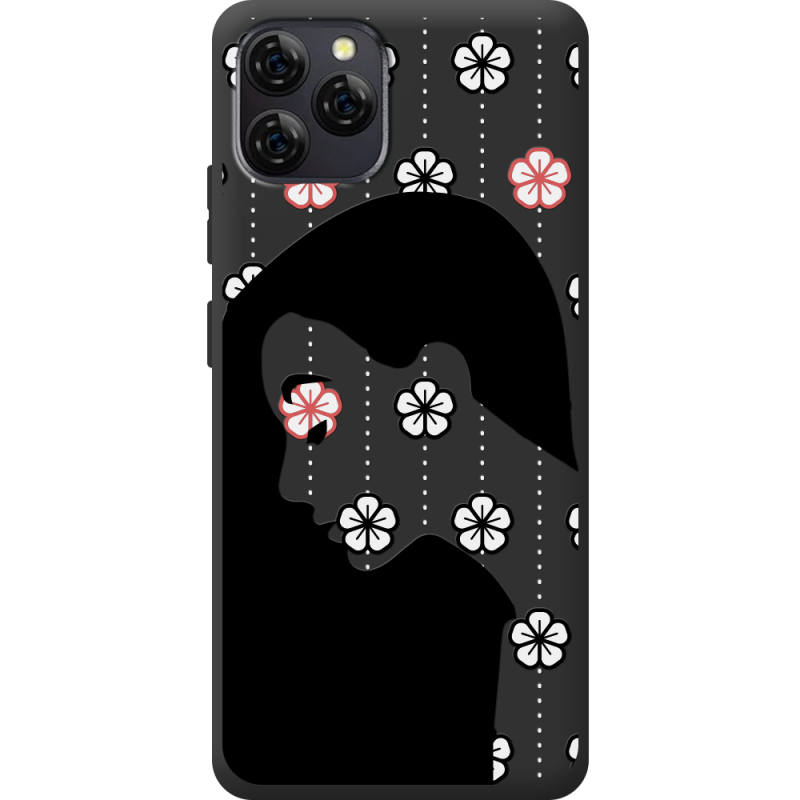 Чорний чохол BoxFace Blackview A95 Flower Hair