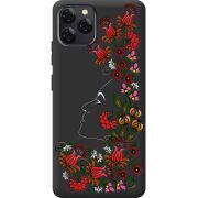 Чорний чохол BoxFace Blackview A95 3D Ukrainian Muse