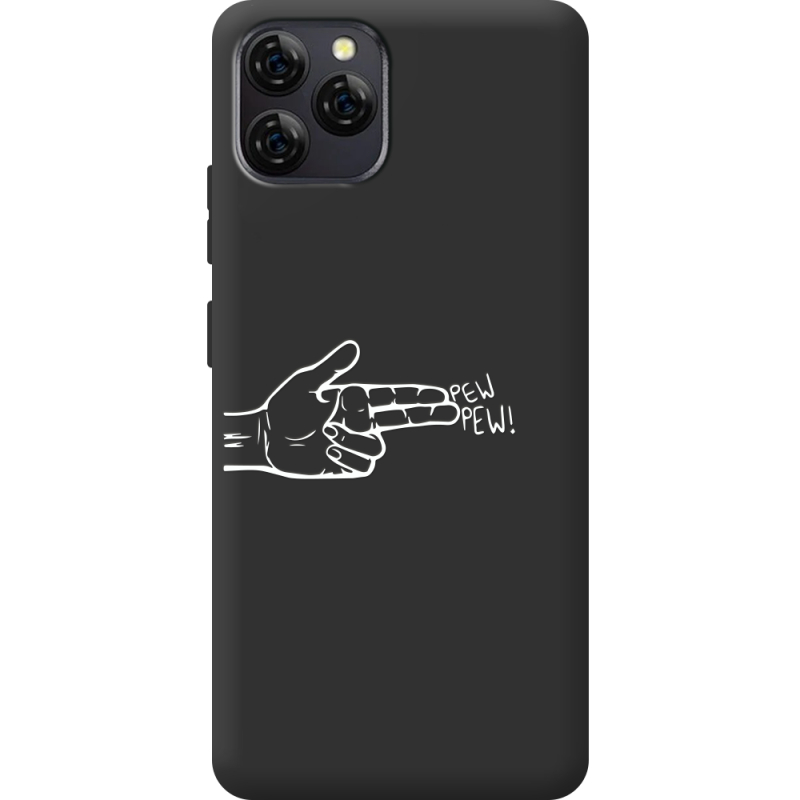 Чорний чохол BoxFace Blackview A95 Pew Pew