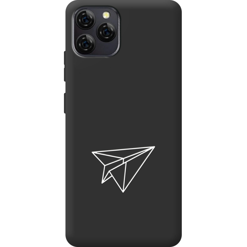 Чорний чохол BoxFace Blackview A95 Paper Plane