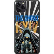 Чорний чохол BoxFace Blackview A95 Привид Києва в дії