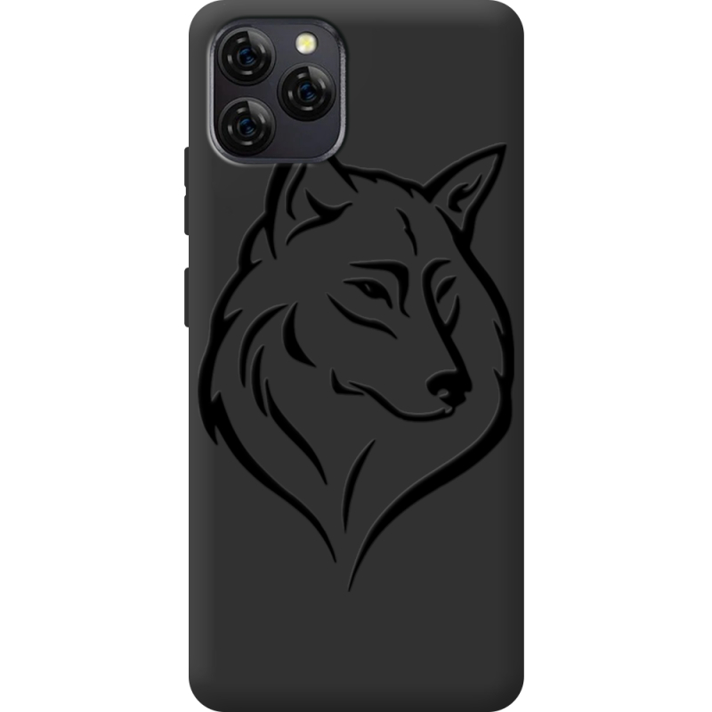 Чорний чохол BoxFace Blackview A95 Wolf