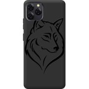 Чорний чохол BoxFace Blackview A95 Wolf