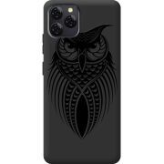 Чорний чохол BoxFace Blackview A95 Owl