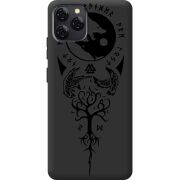 Чорний чохол BoxFace Blackview A95 Hugin and Munin