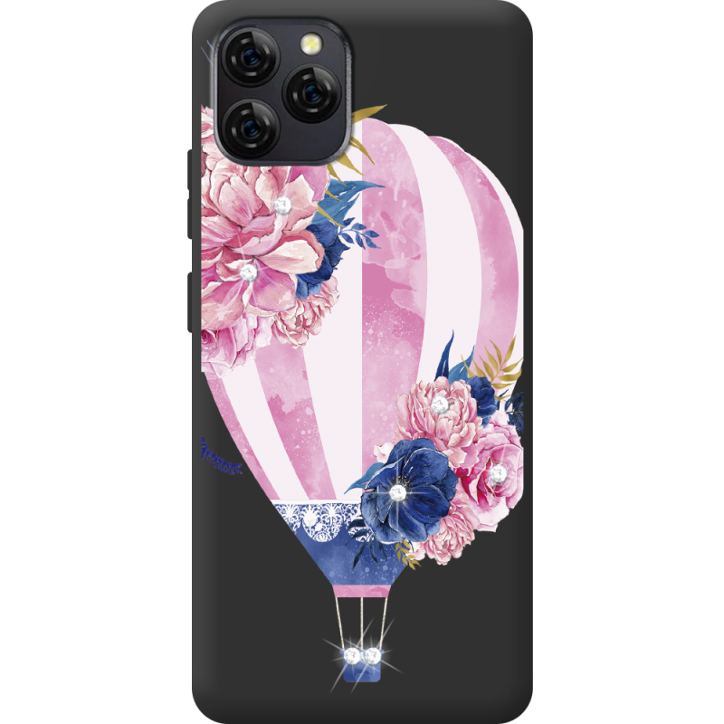 Чохол зі стразами Blackview A95 Pink Air Baloon