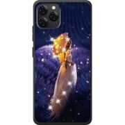 Чохол зі стразами Blackview A95 Girl with Umbrella