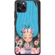 Прозорий чохол BoxFace Blackview A95 Blue Hair