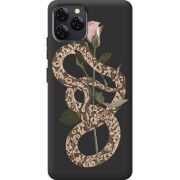 Прозорий чохол BoxFace Blackview A95 Glamor Snake