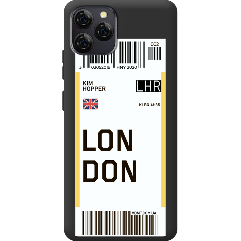 Прозорий чохол BoxFace Blackview A95 Ticket London