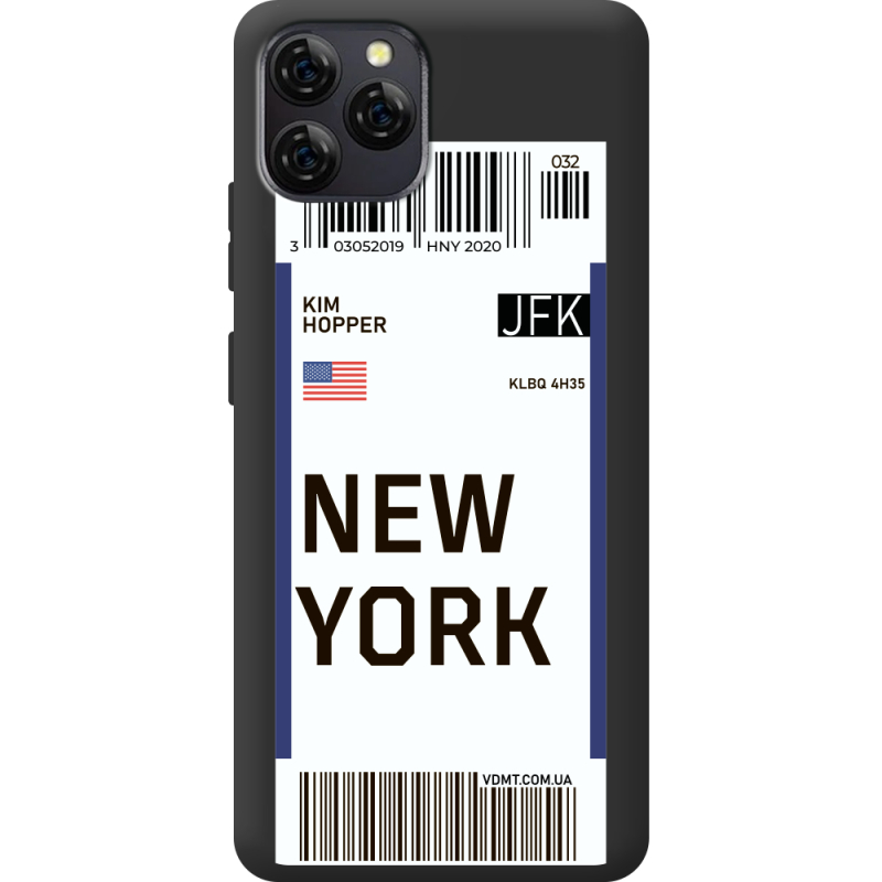 Прозорий чохол BoxFace Blackview A95 Ticket New York