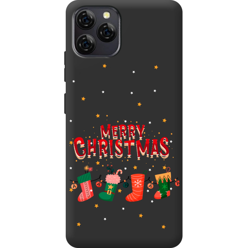 Прозорий чохол BoxFace Blackview A95 Merry Christmas