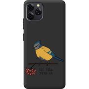 Прозорий чохол BoxFace Blackview A95 Синиця і калина